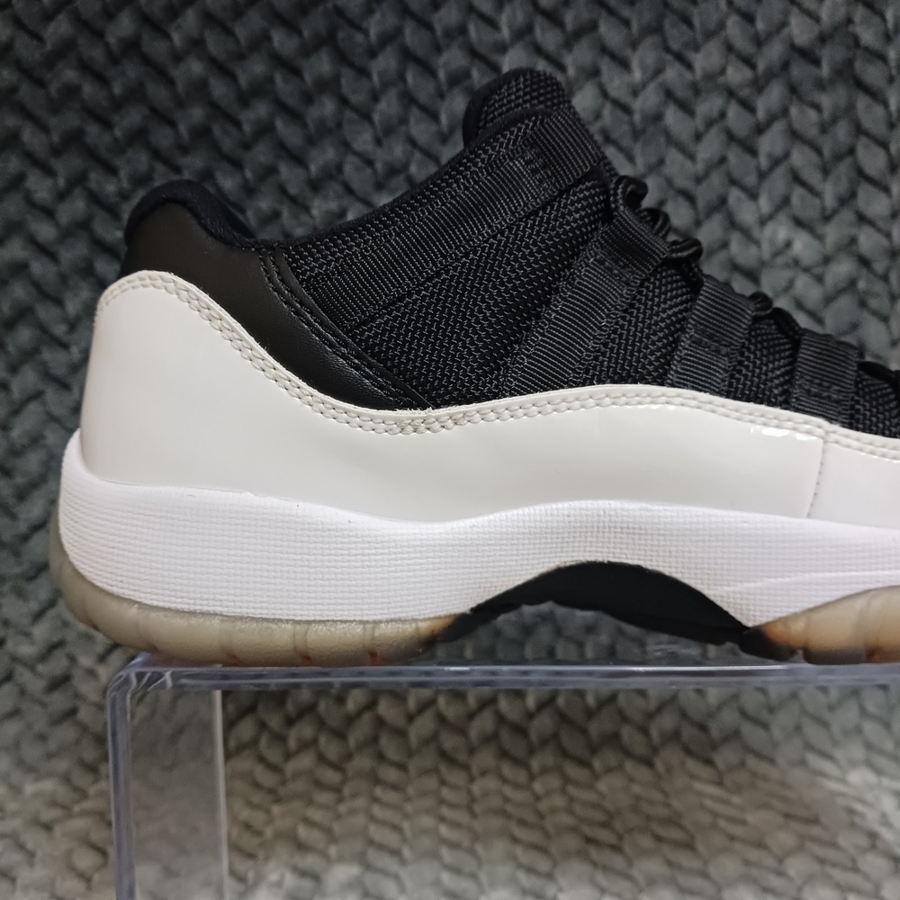 Air Jordan 11 Retro Low GS Basketball Sneakers Shoes White Black Size 5Y - Picture 11 of 16